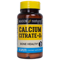 [Nhập khẩu] Viên uống Mason Natural Calcium Citrate + D3 Giúp bổ sung canxi hữu cơ cho cơ thể 