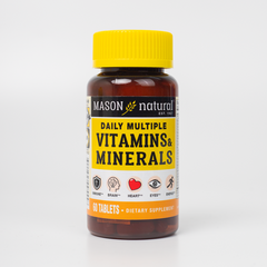 [Nhập khẩu] Viên uống Mason Natural Daily Multiple Vitamins With Minerals - Bổ sung vitamin cho cơ thể (60 viên)
