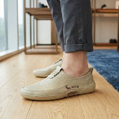 Giày Lười Nam DAVINCIA Trẻ Trung Năng Động Đế Cao Su Non Da Simili Cao Cấp, Giày Slip-on Thiết Kế Basic Dễ Phối Đồ 738972
