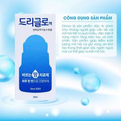LĂN NÁCH HIỆU  Driclor KOREA.