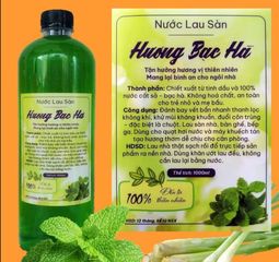  ( COMBO 02 ) Nước Cất Lau Sàn Tinh Dầu Bạc Hà  1000ml – Hương Thơm Tươi Mát 