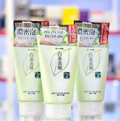 Sữa Rửa Mặt Rohto Shirochaso Nhật Bản – Chiết Xuất Trà Xanh Matcha, Sạch Sâu Không Khô Căng