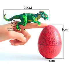 Đồ chơi trứng khủng long kèm mô hình mini giúp bé khám phá thế giới động vật và phát triển trí tuệ