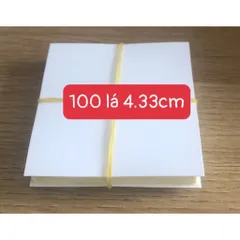 1 Lá vàng thật kích thước 4.33cm dùng cho thực phẩm, đồ ăn, đồ uống như trà chanh, trà sữa dát vàng, kem dát vàng, rượu