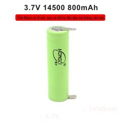 PIN MÁY CẠO RÂU 14500 3.7V 500mAh, DÙNG MÁY CẠO RÂU, TÔNG ĐƠ, MÁY TĂM NƯỚC, XE ĐỒ CHƠI 651188