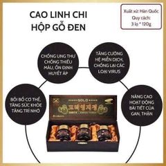 CAO LINH CHI HỘP GỖ TRẮNG/ĐEN 3 LỌ 120g