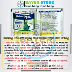 [Combo 20 gói] REGENT NOKORTHOM (gói 1.6gr) Nguyên Liệu Nhập - Chế phẩm diệt côn trùng đa năng NOKORTHOM diệt sạch kiến, gián, bọ chét, mạc gà, sâ.u kháng 739222