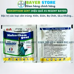 [Combo 40 + TẶNG 3] REGENT NOKORTHOM (gói 1.6gr) Nguyên Liệu Nhập - Chế phẩm diệt côn trùng đa năng NOKORTHOM diệt sạch kiến, gián, bọ chét, mạc gà, sâ.u kháng 739223