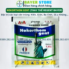 [Combo 40 + TẶNG 3] REGENT NOKORTHOM (gói 1.6gr) Nguyên Liệu Nhập - Chế phẩm diệt côn trùng đa năng NOKORTHOM diệt sạch kiến, gián, bọ chét, mạc gà, sâ.u kháng 739223