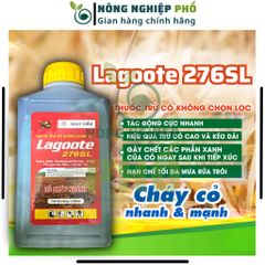 Thuốc trừ cỏ cháy nhanh Lagoote 276SL Multiagro chai lớn 1L, Diệt cỏ lưu dẫn mạnh, diệt tận gốc rễ cỏ hiệu quả nhanh 739225