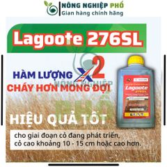 Thuốc trừ cỏ cháy nhanh Lagoote 276SL Multiagro chai lớn 1L, Diệt cỏ lưu dẫn mạnh, diệt tận gốc rễ cỏ hiệu quả nhanh 739225
