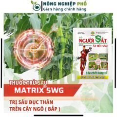 Thuốc trừ sâu cao cấp hiệu Người sắt Multiagro gói 20g, Diệt sạch sâu cuốn lá, đục thân, sâu xanh, sâu tơ trên cây, hoa 739237
