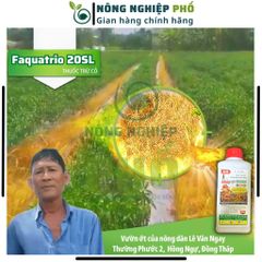 Chế phẩm cỏ Faquatrio 20SL Multiagro chai 900ml, Thuốc trừ cỏ hoang, lưu dẫn cực mạnh diệt tận gốc rễ cỏ kháng 739239
