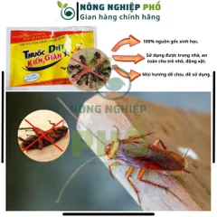 Trừ kiến, gián sinh học gói 20g an toàn, Bột rắc kiến, gián - Chế phẩm xua đuổi Kiến, Gián