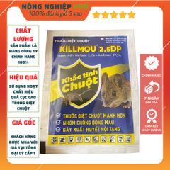 Thuốc Diệt Chuột KILlMOU2.5DP(Gói 10g) GIẢI PHÁP NÔNG NGHIỆP TIÊN TIẾN Thế Hệ Mới, Hiệu Quả Cao, Cam Kết Diệt Sạch Chuột 739276