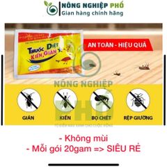 Trừ kiến, gián sinh học gói 20g an toàn, Bột rắc kiến, gián - Chế phẩm xua đuổi Kiến, Gián 739282