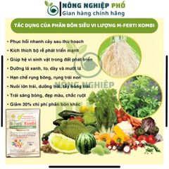[GÓI LỚN]Phân Bón Siêu Vi Lương KOMBI Multiagro 10gr- Bổ Sung Các Vi Lượng Thiết Yếu Cho Cây Còi Cọc, Vàng Lá, Xoăn Ngọn 739289