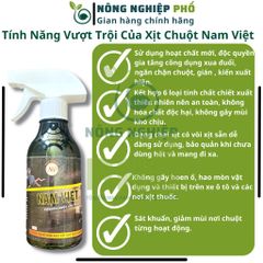 Xịt đuổi chuột Multiagro Nam Việt -Thuốc xịt Không Mùi, An Toàn - Xua đuổi chuột, gián, côn trùng , chỉ sau 1 lần xịt 739300