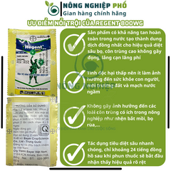 [CHÍNH HÃNG] Chế phẩm Regent 800wg diệt sạch kiến, gián, muỗi, bọ chét, mạt gà, mối, Chế phẩm diệt côn trùng đa năng Regent 800wg 1.6g 739301