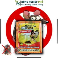 Thuốc Trừ Chuột Cực Mạnh ANTI mice 3DP Multiagro (Gói 10g) - Diệt Chuột Nhanh Như Cắt, Thể Hệ Mới 739321