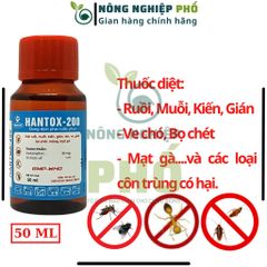 Chế Phẩm Diệt Muỗi, Ruồi, Ve Rận, Mạt Gà Chó, Mèo Hantox 200 Multiagro -  Thuốc Xịt Muỗi, Ruồi Trong Nhà, Chuồng Trại 739323