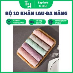 Set 10 khăn lau đa năng siêu thấm nước (TH335)