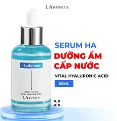 Serum HA Dưỡng Ẩm Và Phục Hồi Da La Bonita Vital Hyaluronic Acid Serum 50ml