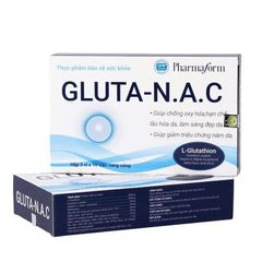 Viên uống trắng da GLUTA NAC Pharmaform giúp sáng da, giảm thâm sạm, ngừa lão hoá da 30 viên [Hàng nhập khẩu]