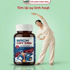 (MUA 3 TẶNG 1) Viên Uống BÁCH CỐT TÁN -  Hỗ Trợ Giảm Đau Khớp, Viêm Khớp, Phục Hồi Khớp Thoái Hóa ( Chính hãng hộp 40V)