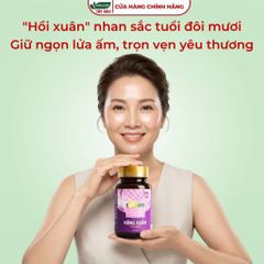 Viên uống nội tiết tố HỒNG XUÂN NYOKO - Hỗ Trợ Nội Tiết Tố Nữ, Giảm Bốc Hỏa, Mất Ngủ (Hộp 30 Viên)