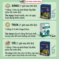 [COMBO GỌNG KÌM] Cao uống khớp tây bắc và vaga extra hỗ trợ giảm đau nhức, tê bì, đau mỏi vai gáy, thắt lưng, cột sống
