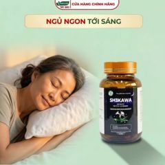 (MUA 3 TẶNG 1) Viên uống tiểu đêm SHIKAWA - Bổ Thận, hỗ trợ tiểu nhiều lần, tiểu đêm, tiểu không tự chủ ( Hộp 30V)