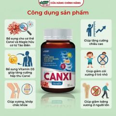 Viên uống CANXI TẢO BIỂN HỮU CƠ MÁT (Có chứa D3 K2) cho cả gia đình - Giúp Tăng Chiều Cao, Xương Chắc Khỏe