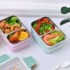 Hộp Cơm Giữ Nhiệt Inox 2 Tầng Ngăn (TH342)