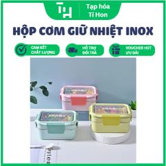Hộp Cơm Giữ Nhiệt Inox 2 Tầng Ngăn (TH342)