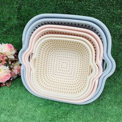BỘ THAU RỔ VUÔNG 6 MÓN VIỆT NHẬT (Màu ngẫu nhiên) (TH352)
