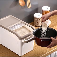 Thùng đựng gạo 10kg (Màu ngẫu nhiên) (TH356)