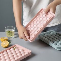Khay làm đá tròn 33 viên nhựa dày Việt Nhật (TH357)