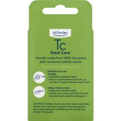 Bộ Chỉ Kẽ Răng All Smiles Total Care Recycled Plastic Flossers 50 Cây