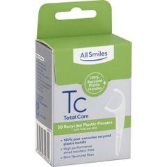 Bộ Chỉ Kẽ Răng All Smiles Total Care Recycled Plastic Flossers 50 Cây