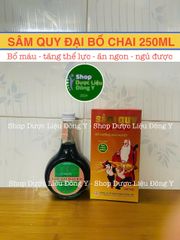 Sâm Qui Đại Bổ - Bồi Bổ Sức Khoẻ Chai Sành 250ml