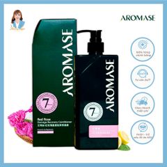 Dầu xả phục hồi tóc khô xơ, hư tổn Đài Loan AROMASE Red Rose Damage Recovery Conditioner 400ml