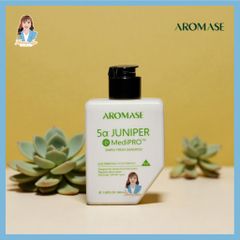 Dầu gội ngăn gàu, giảm sưng da đầu Đài Loan AROMASE 5α Juniper MediPRO Simply Fresh Shampoo 80ml