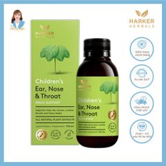 Siro Tai Mũi Họng cho bé thực phẩm bảo vệ sức khỏe HARKER HERBALS Children's Ear Nose & Throat 150ml 739476
