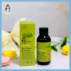 Siro Tai Mũi Họng cho bé thực phẩm bảo vệ sức khỏe HARKER HERBALS Children's Ear Nose & Throat 150ml 739476
