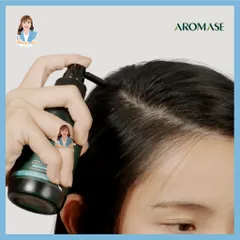 Xịt dưỡng tóc, giảm viêm da đầu Đài Loan AROMASE Herbal Cooling Scalp Care Spray 40ml - cho da dầu