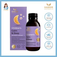 Siro giúp an thần, hỗ trợ ngủ ngon cho bé New Zealand Harker Herbals Children's Calm & Sleep 150ml