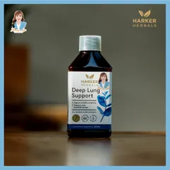 Thực phẩm bảo vệ sức khỏe Deep Lung Support 250ml từ 12 tuổi - Thương hiệu Harker Herbals dạng siro