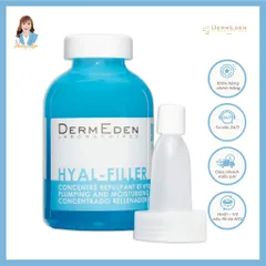 Tinh chất làm đầy nếp nhăn Pháp DermEden Hyal-Filler Plumping & Moisturising Concentrate 15% 30ml