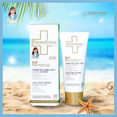 Kem chống nắng 4 trong 1 (da hỗn hợp, da dầu) Pháp DermEden 4 In 1 Day Cream Global Action 50ml